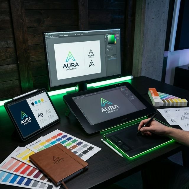 Logotipų ir firminio stiliaus kūrimas – vizualinio identiteto sprendimai nuo MB Vakruška